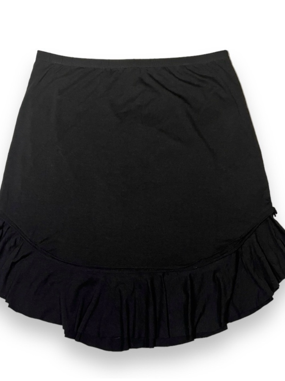 Max studio size large Black Ruffle Hem Women’s Skirt